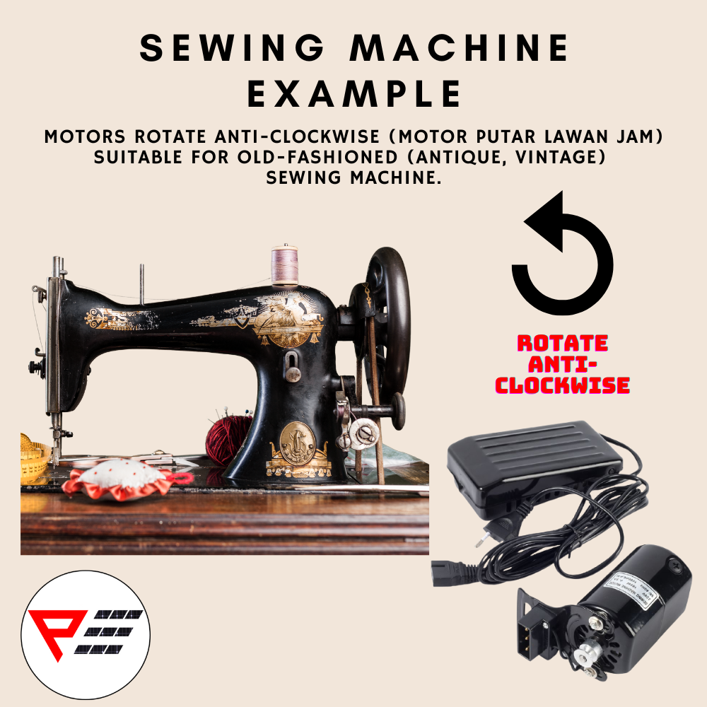 Sewing Machine Motor Overlock Sewing Machine Motor Motor Mesin Jahit Old Household Antique Sewing Machine