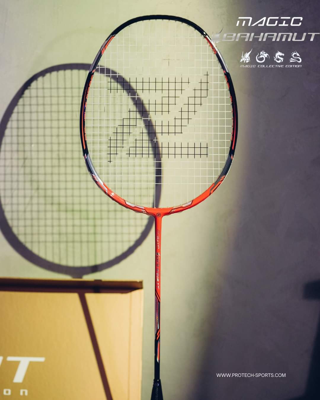 PROTECH MAGIC BAHAMUT (4UG1)(MAX 38LBS)(Advance Level) Badminton Racket ...