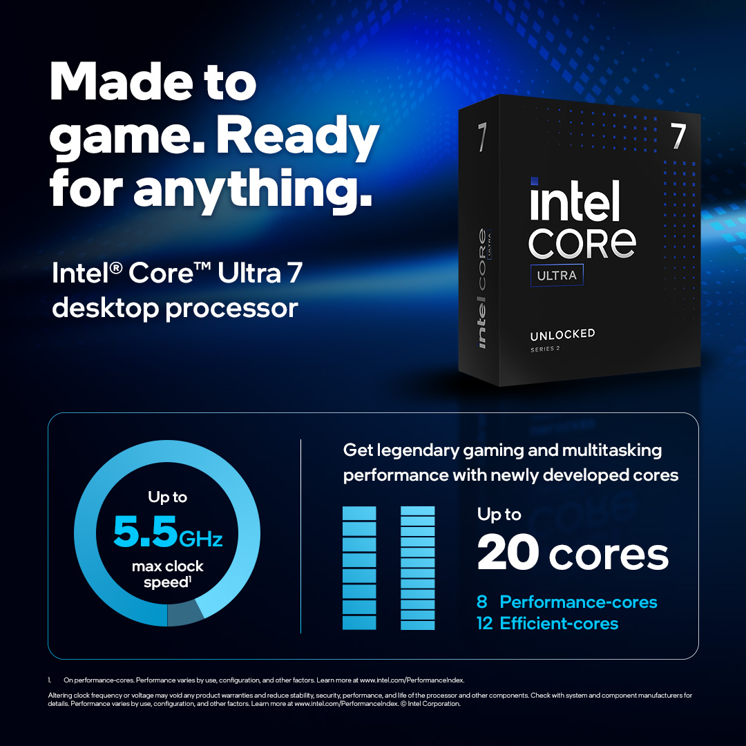Intel Core i7-265K CPU LGA1851 【新品未開封】 Intel Ultra 7 265K 265KF LGA1851 20 Core 20 Thread 3.3 to