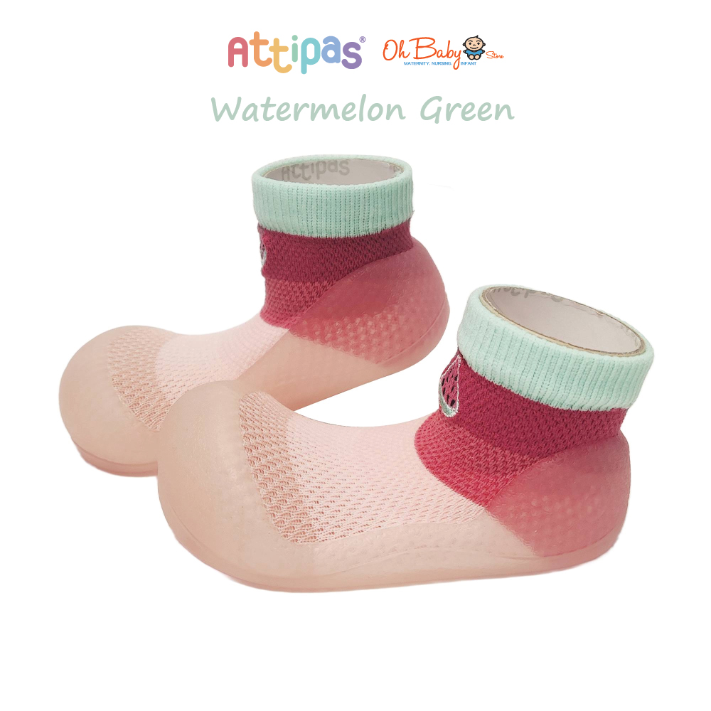 Attipas Functional Baby Shoes Prewalker Shoes Watermelon Green