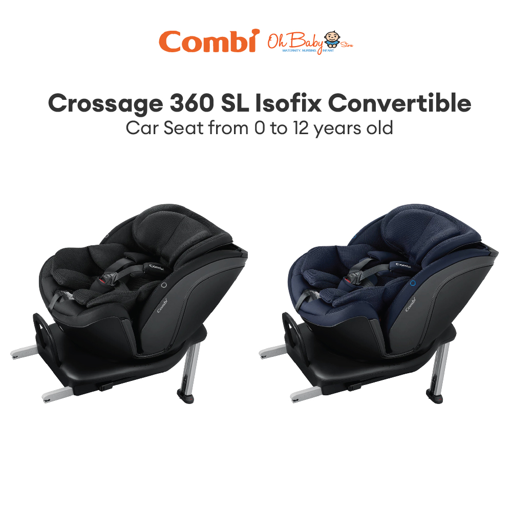 Combi Crossage 360 SL Isofix Convertible Car Seat from to 12