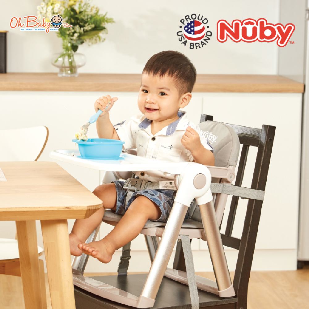 Nuby Portable Booster Seat 6m+ Oh Baby Store l Best Baby Store