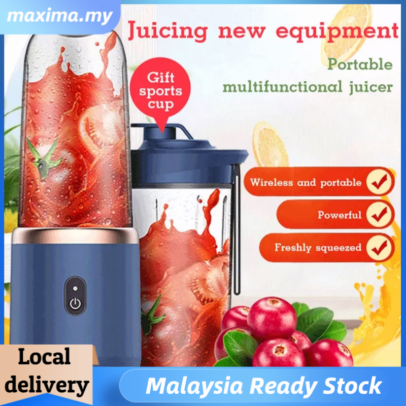 【Malaysia stock】2PC Electric fruit juicer blender juice mixer mini