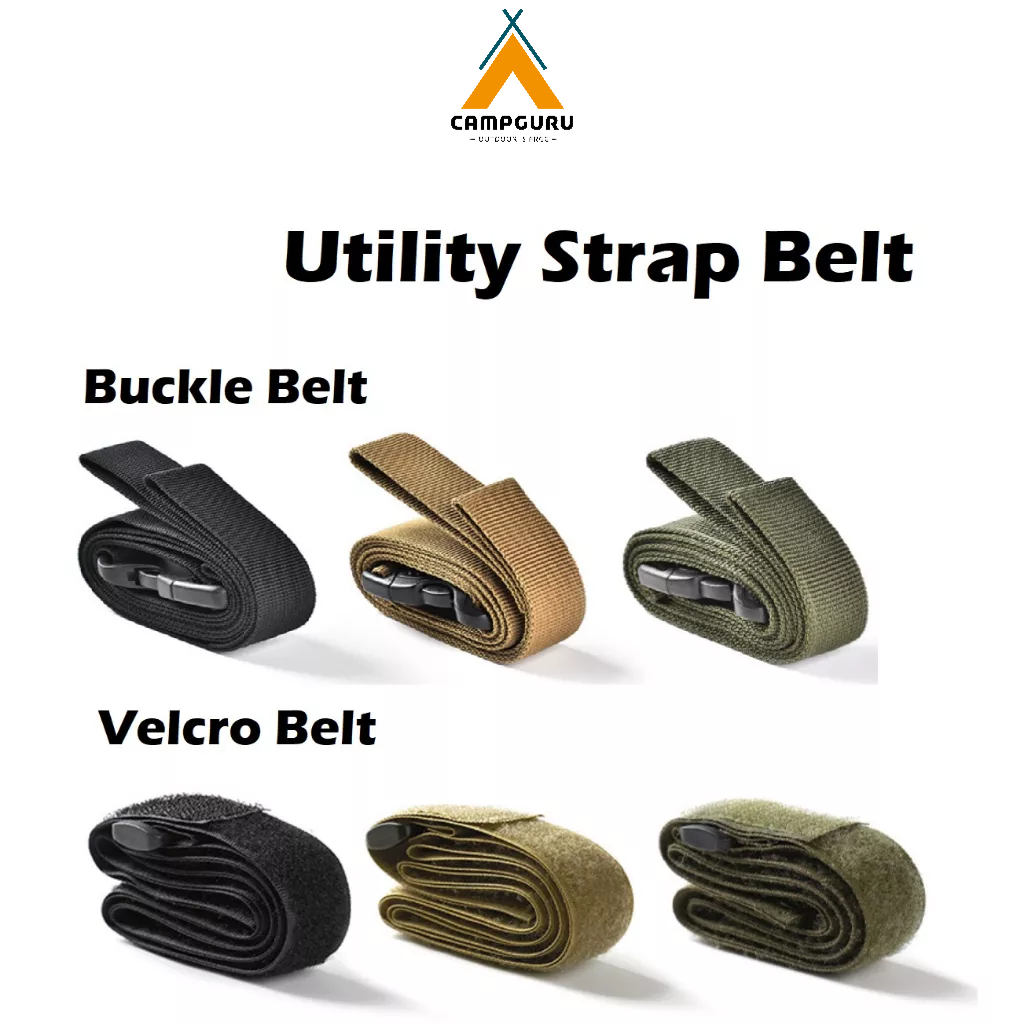 CAMPGURU Multipurpose Velcro Belt Buckle Storage Strap Strong Grip Outdoor Camping Hiking Straps Tie