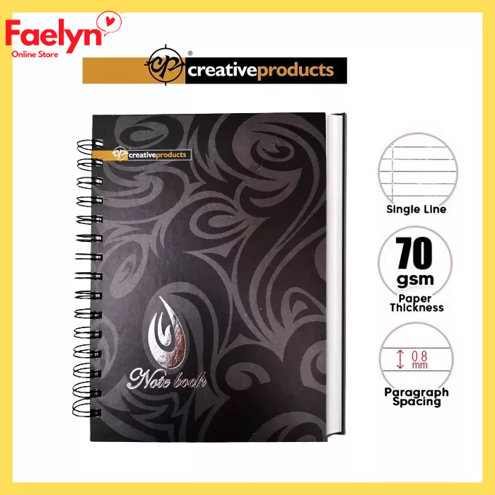 [Faelyn] CP A5 Ring Notebook 240 Pages 70gsm