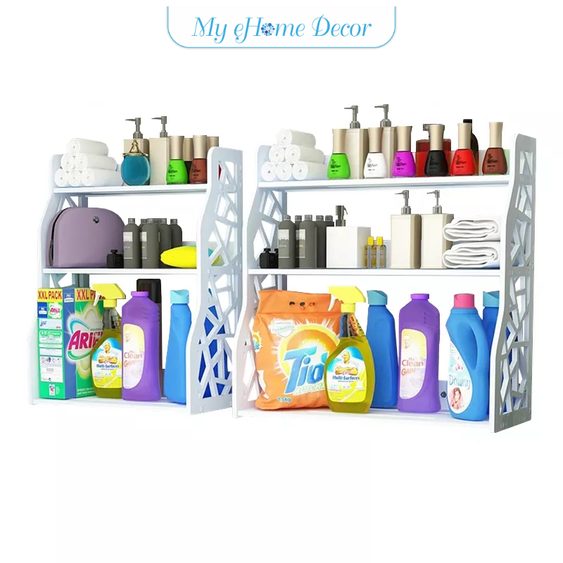 Washing machine upper storage shelf bathroom toilet upper shelf shampoo