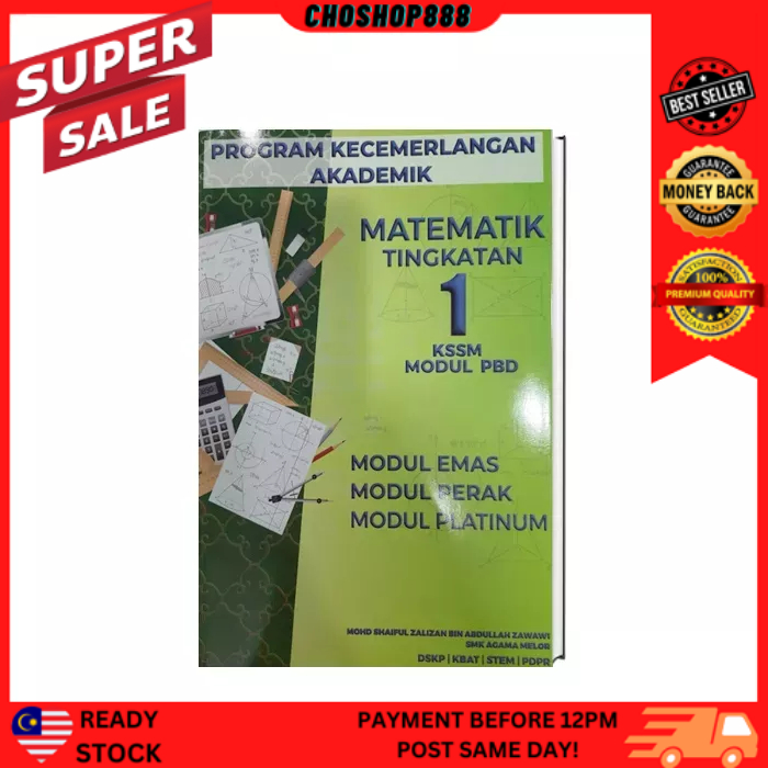 Buku Matematik Tingkatan 1 KSSM Modul PBD | Shopee Malaysia