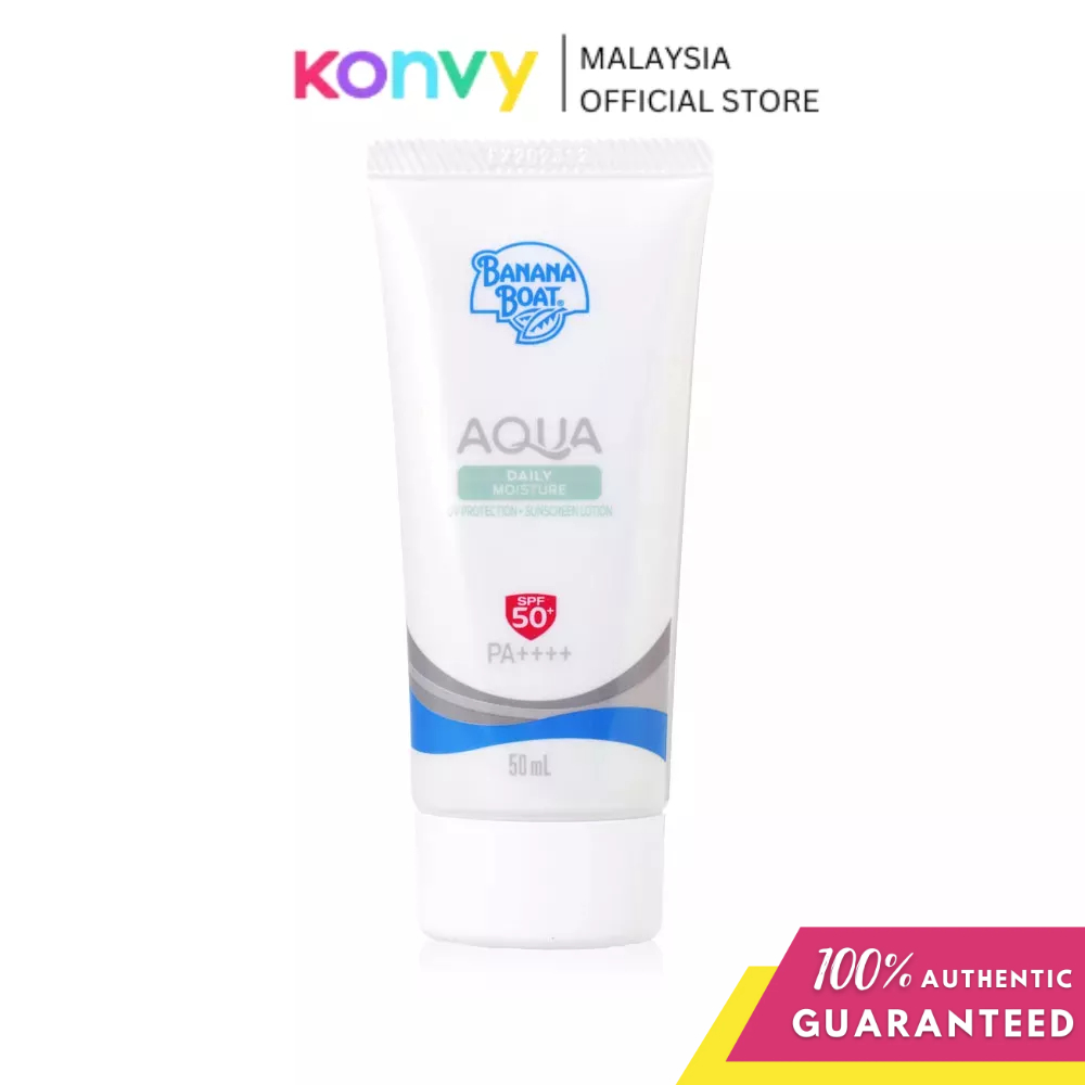 Banana Boat Aqua Daily Moisture UV Protection Sunscreen Lotion SPF50/PA++ (50ml)