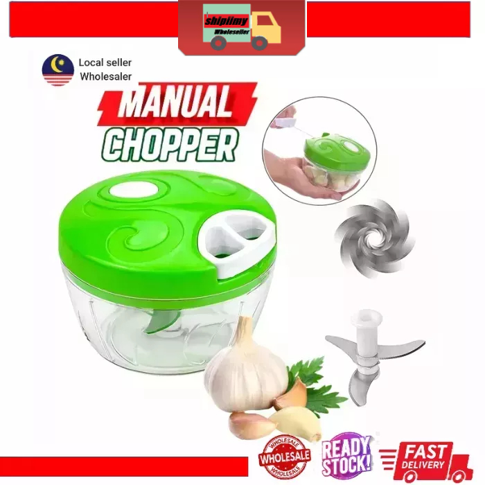 MANUAL CHOPPER speedy Multifunction Food Chopper Processor Manual Meat Crusher Cutter Shopee