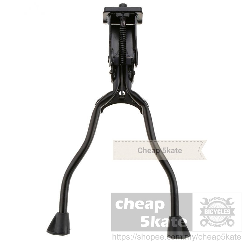 Alloy Center Mount Bike Bicycle Double Leg Kick Stand Double Stand Tongkat Tengah MTB