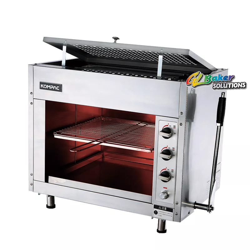 KOMPAC Korean Commercial Gas Salamander Gas Grill Oven Infrared Gas Oven AM-3F