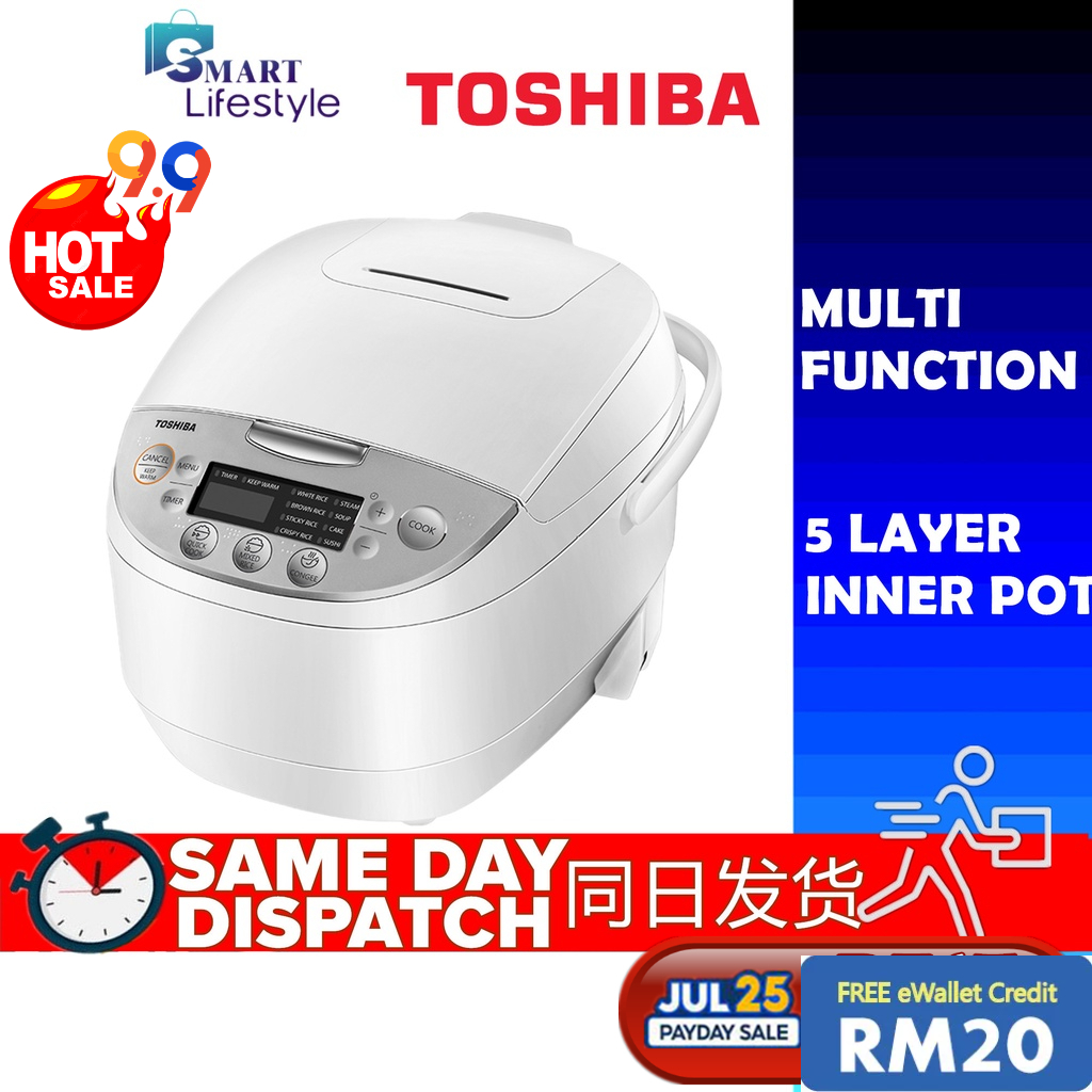 Toshiba/Midea Rice Cooker With Computer RC-18DH1NMY (1.8L)/ RC-10DH1NMY (1.0L)/ MB-FS17 (1.7L)