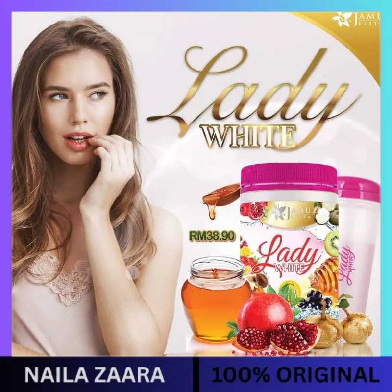 LADY WHITE JAMU JELITA 400G ORIGINAL 100%