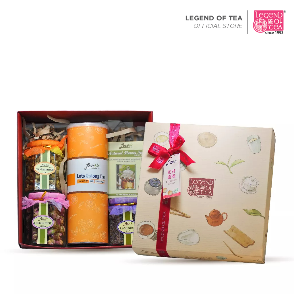 Lots® Flower Tea & Teabags Gift Set