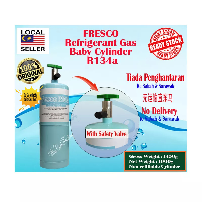 Original Fresco Refrigerant Gas Baby Cylinder/R410a/R22/R134a for Air-Conditioning