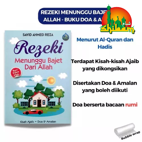 Buku Motivasi-REZEKI MENUNGGU BAJET DARI ALLAH-Buku Agama-Buku Doa-Buku Amalan Harian-Doa Rumi