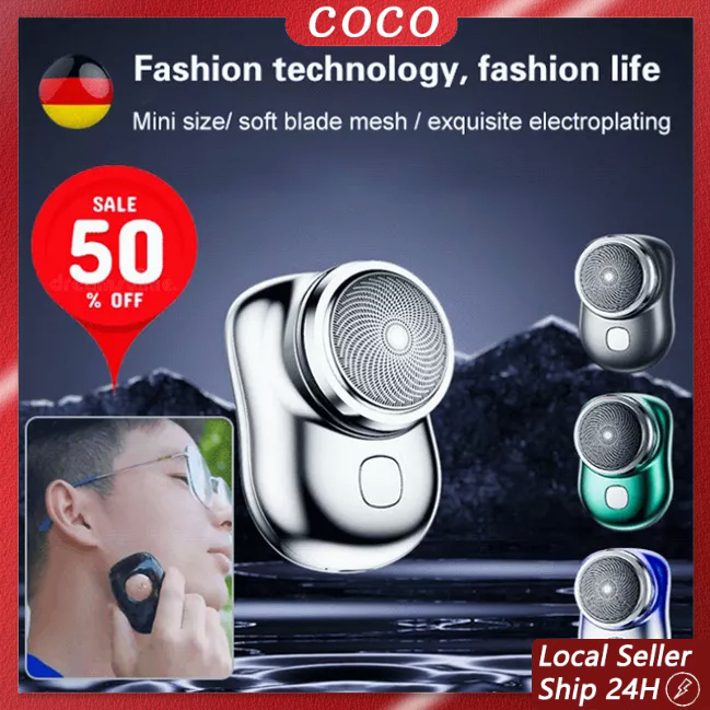 Waterproof portable mini electric shaver beard razor easy to carry Portable Mini Waterproof electric shaver travel Bea