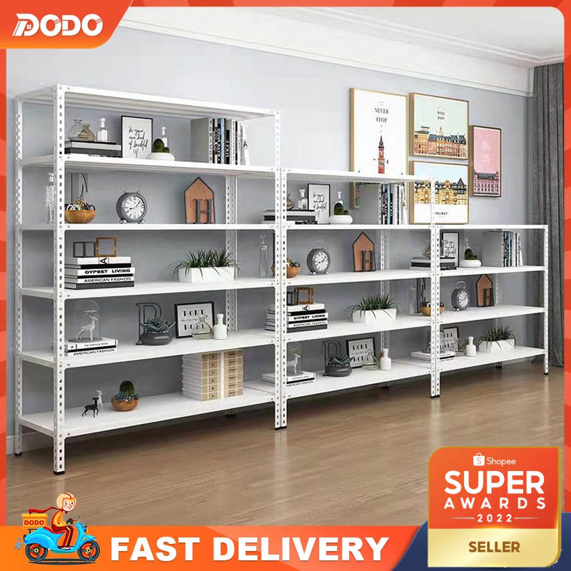 DO 4/5 Tier Boltless Rack Shelf Storage Rak Besi Serbaguna Bertingkat Metal Rack Warehouse Rak besi 4 tingkatv Murah 鐵架