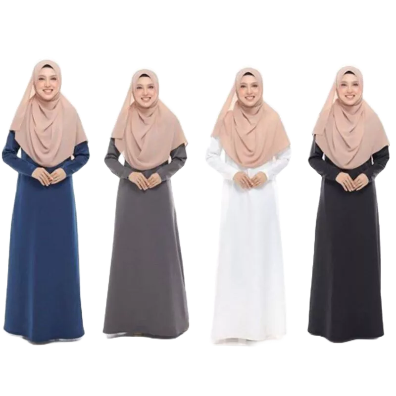 JUBAH PLAIN MUSLIMAH JUBAH HAJI MEKAH