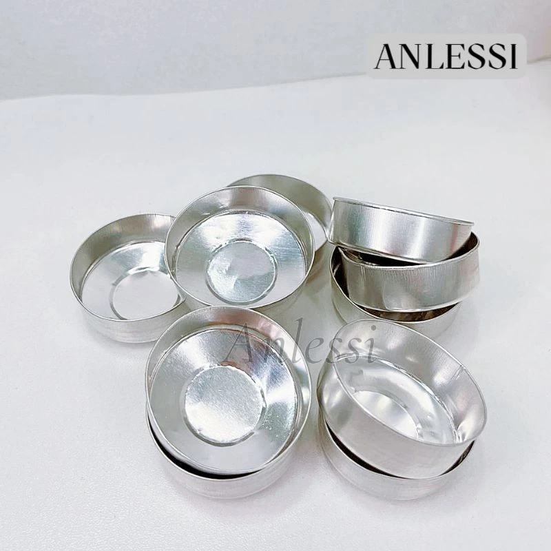 Anlessi_Tealight Candle Aluminum (Tin Round Shape - 10pcs)