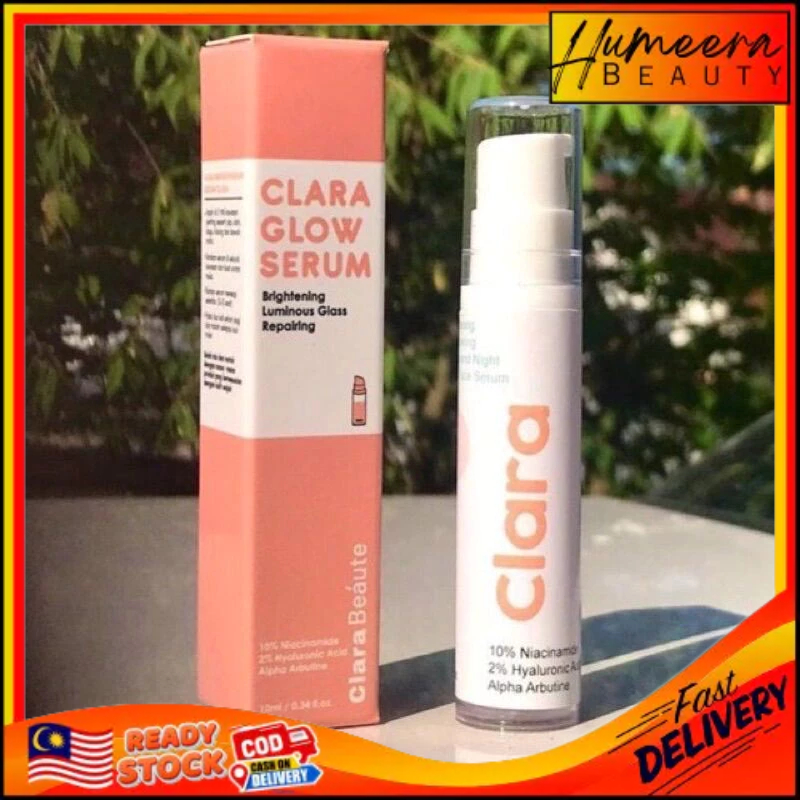 CLARA Serum Glow Serum 10ml 100% ORI HQ Clara Beauty Beaute Borong Wholesale Agen Stokis Murah