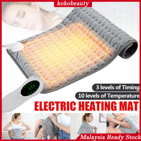 【MY Ready Stock】 30cm×60cm Heating cushion physiotherapyheating pad small electric blanket ten level timing