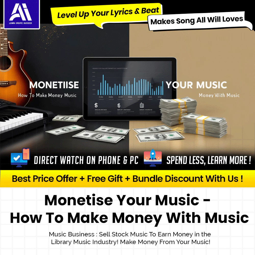 Video Course: Monetise Your Music - How To Make Money With Music | Ai Music | Ai Course
