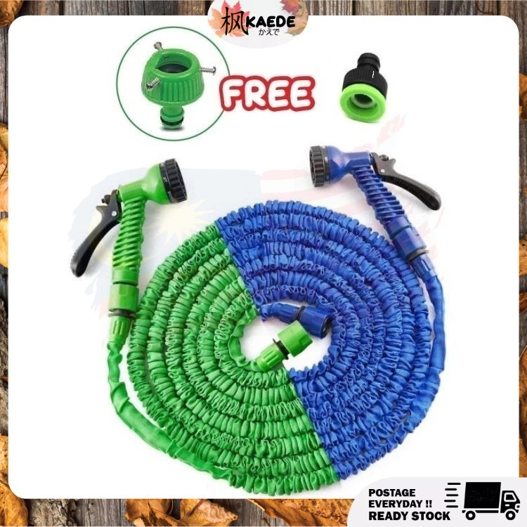 Magic Hose Spray Garden Multifunction Expandable Water Hose/Getah Paip Magik Fleksibel高压伸缩水管