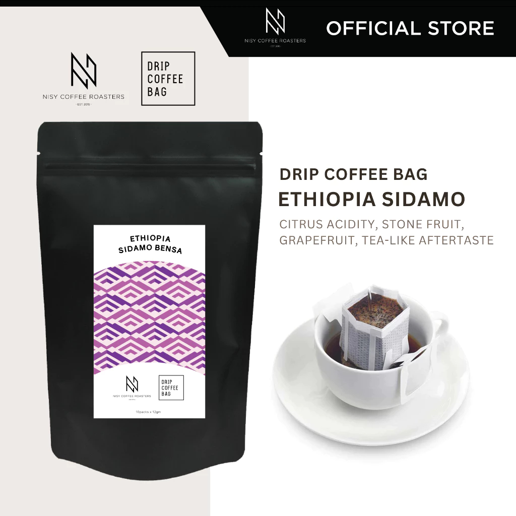 Drip Coffee Bag – Ethiopia Sidamo Bensa 10's Nisy Coffee