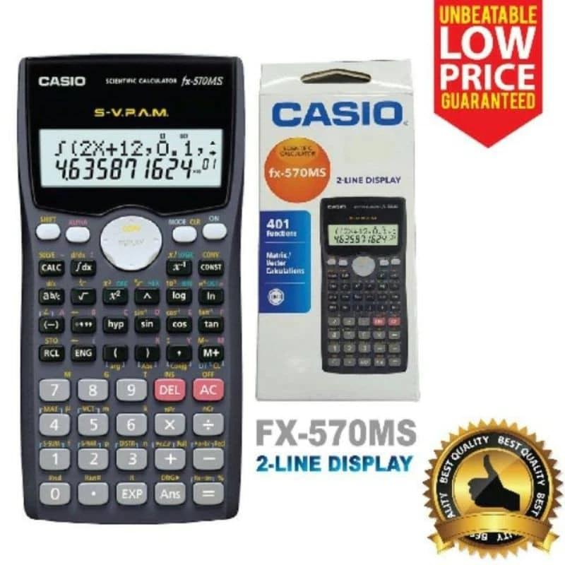 Scientific Calculator for school and office FX-570MS( Fast  Delivery)