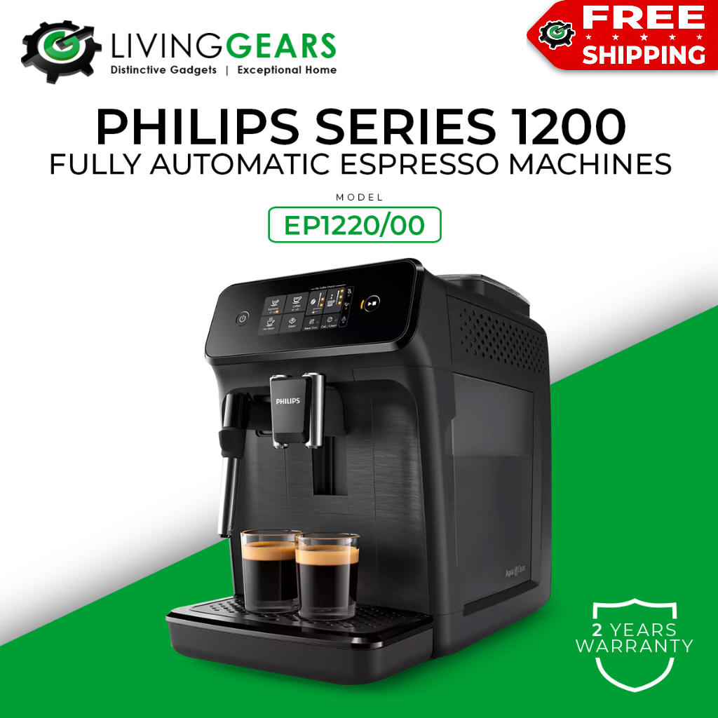 Philips Series 1200 Fully Automatic Espresso Coffee Machines EP1220 (NEW) replacement model EP2220