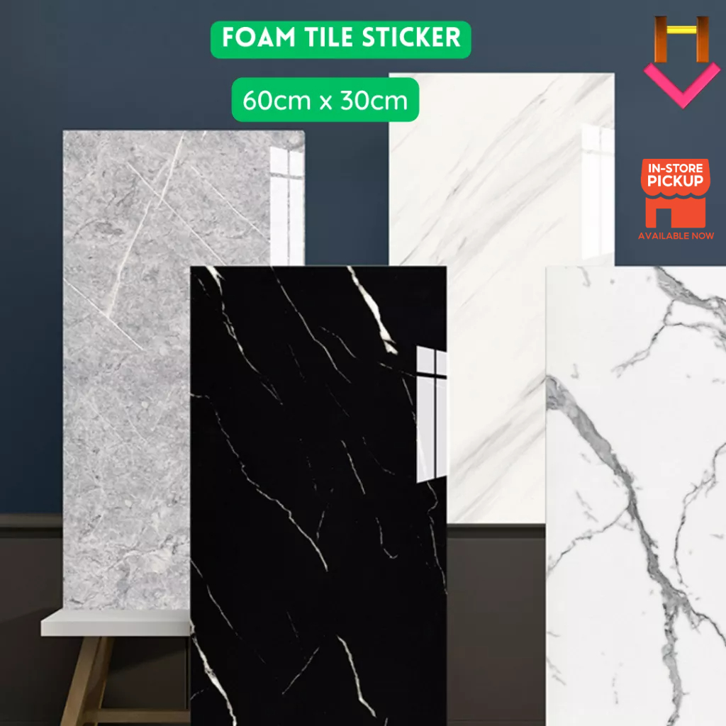 Foam Tile Sticker Self Adhesive Foam Mosaic Mozek Waterproof Oil Resistant Tile Wall Sticker Tiles