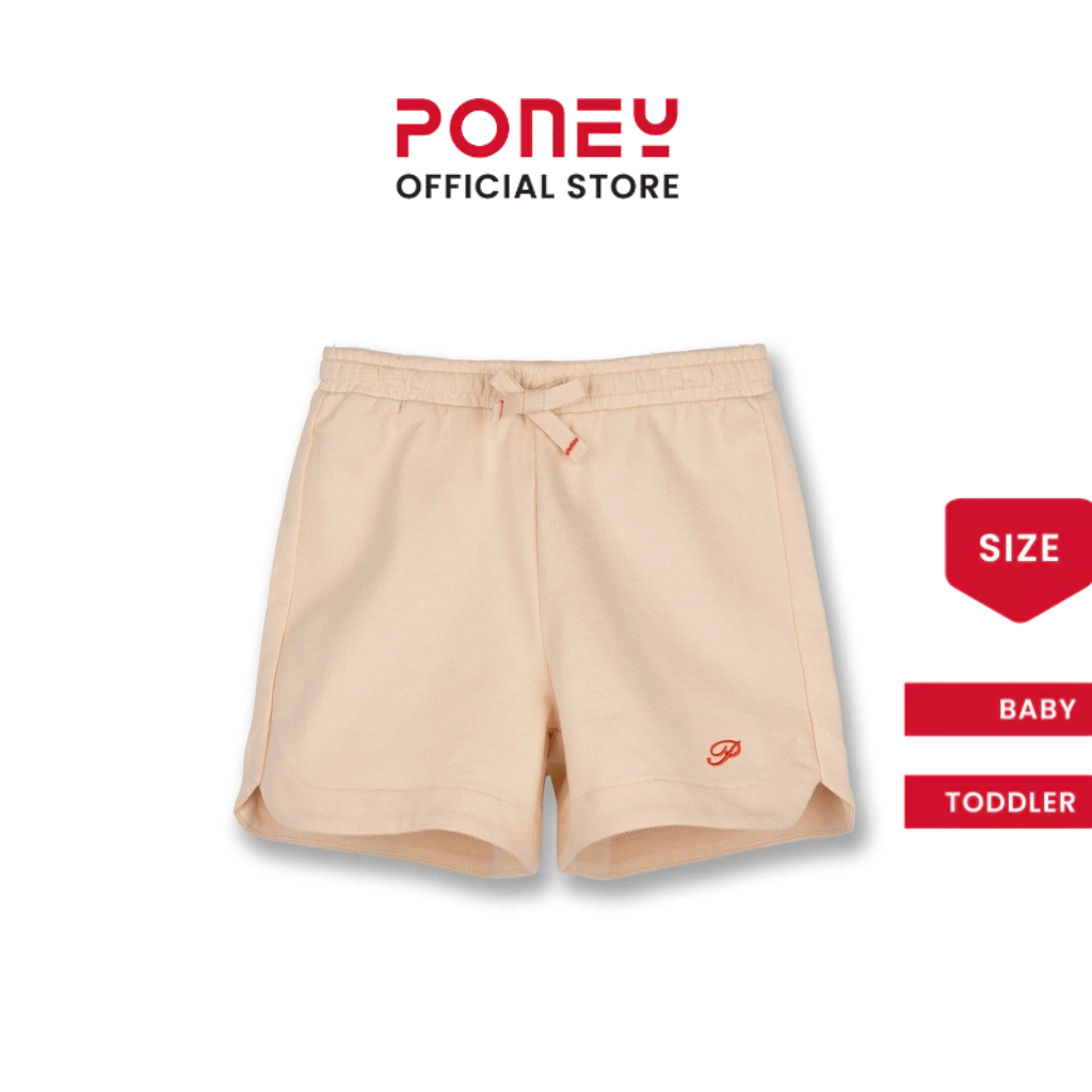 Poney Girls Khaki Novelle Peach Shorts