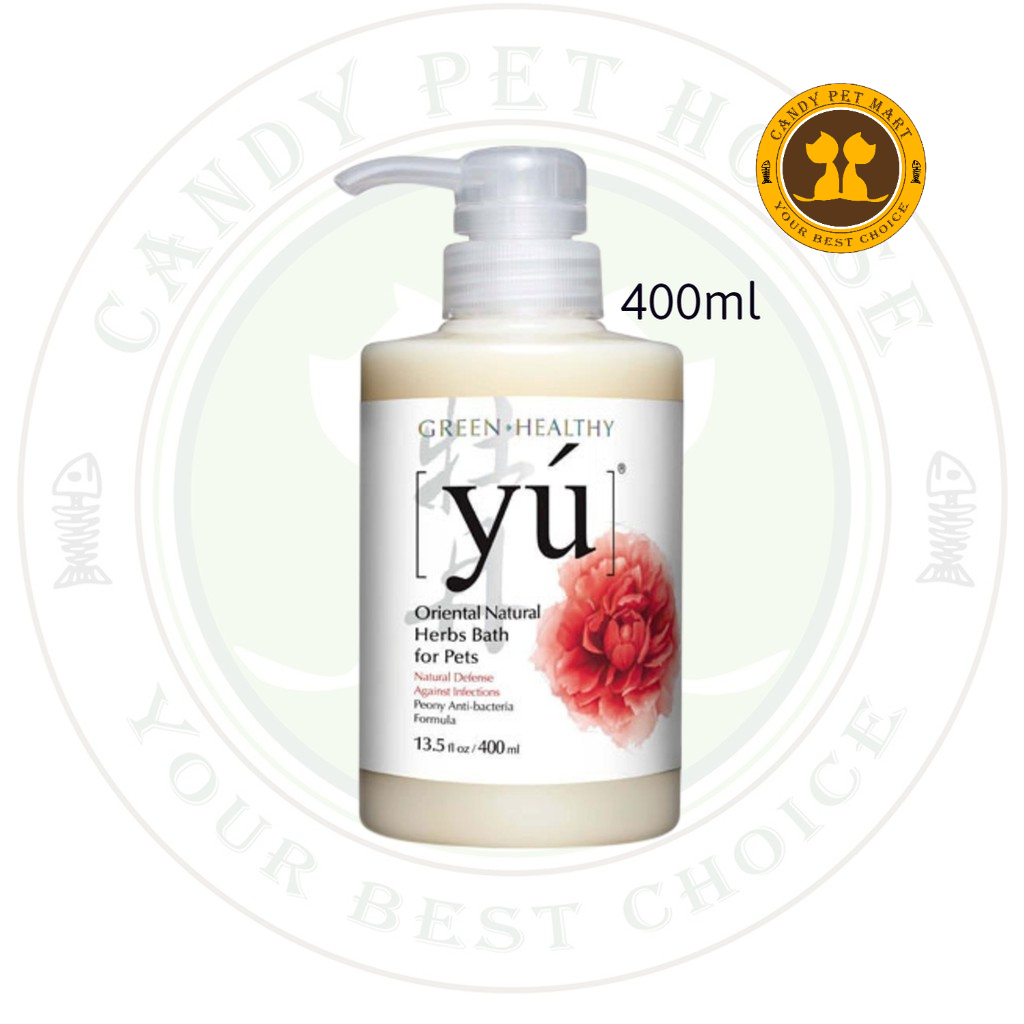 Yu Shampoo Natural Defense Against Infection Peony Anti-Bacteria Formula 400ml