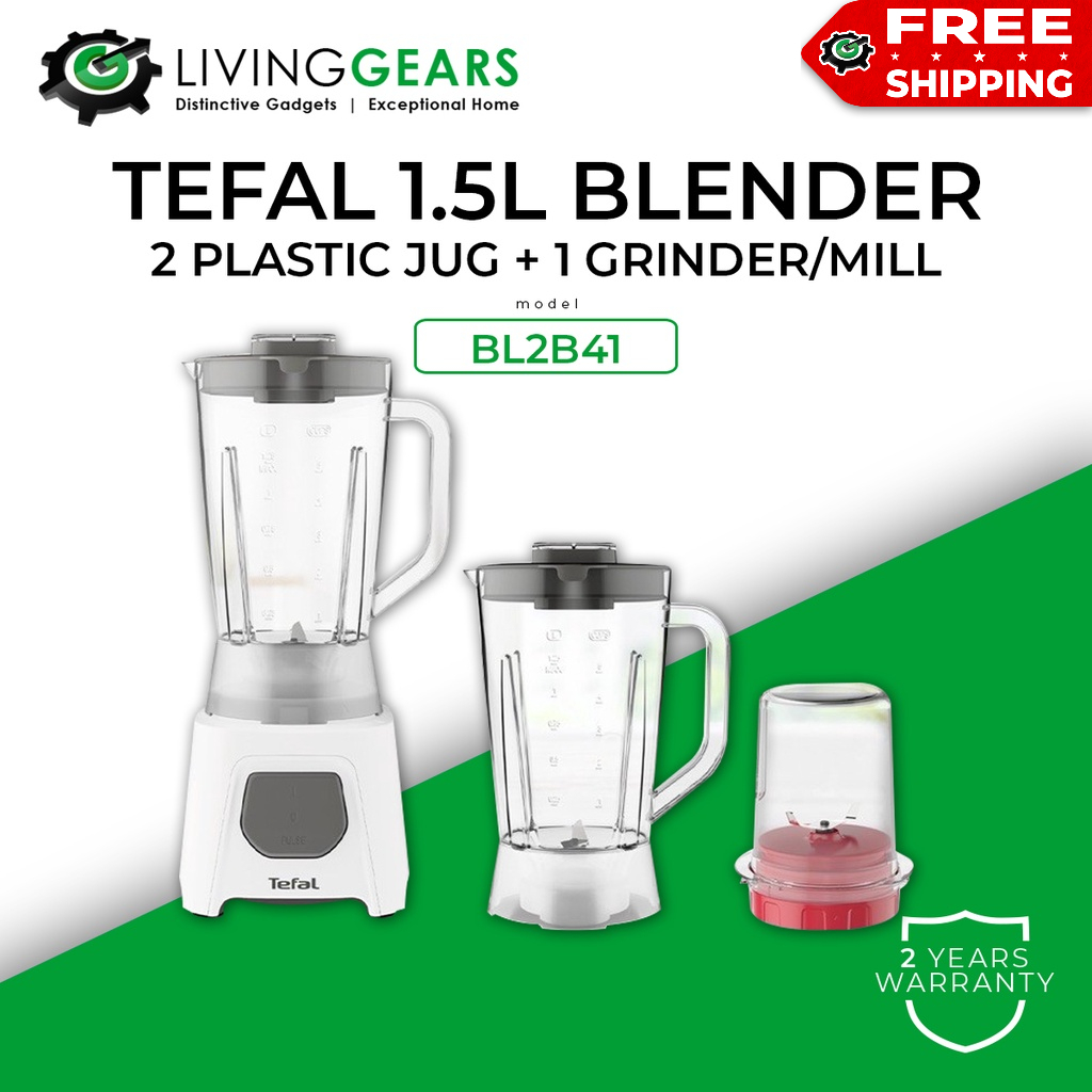 Tefal Blendeo Blender (1.5L) BL2B41JAR Mill Ice Crushing with Chopper (450W) / Phison Blender / Elba Blender