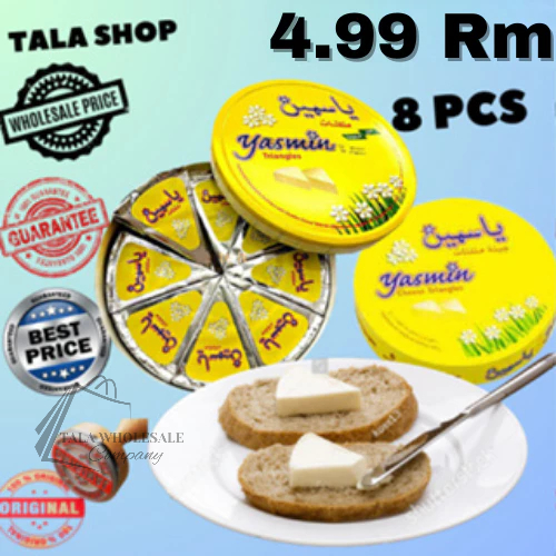 Yasmin Triangles Cheese Keju Halal Saudi Arabia Products 8 Triangles