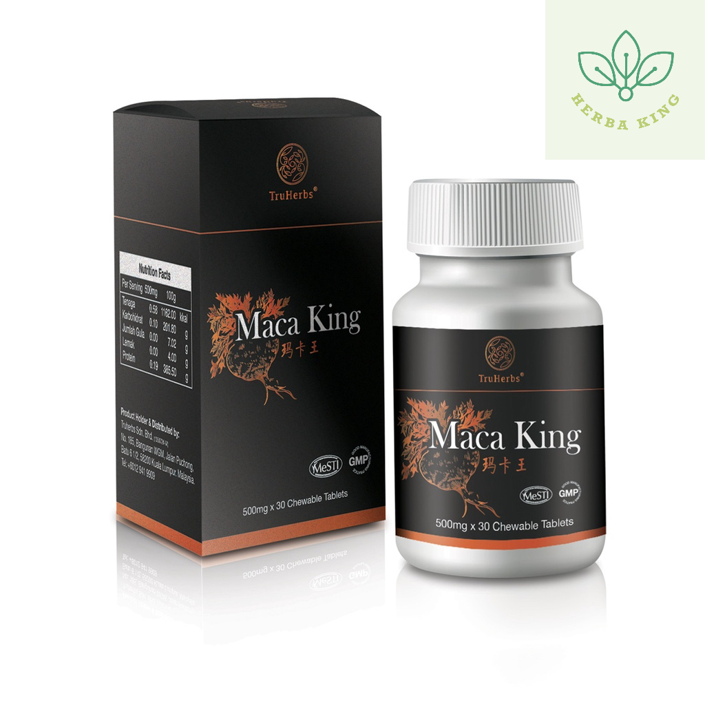 TruHerbs Maca King 玛卡王 Maca & Tongkat Ali Extract | Ekstrak Maca Tongkat Ali | Men's Energy & Vitality 男士活力保健
