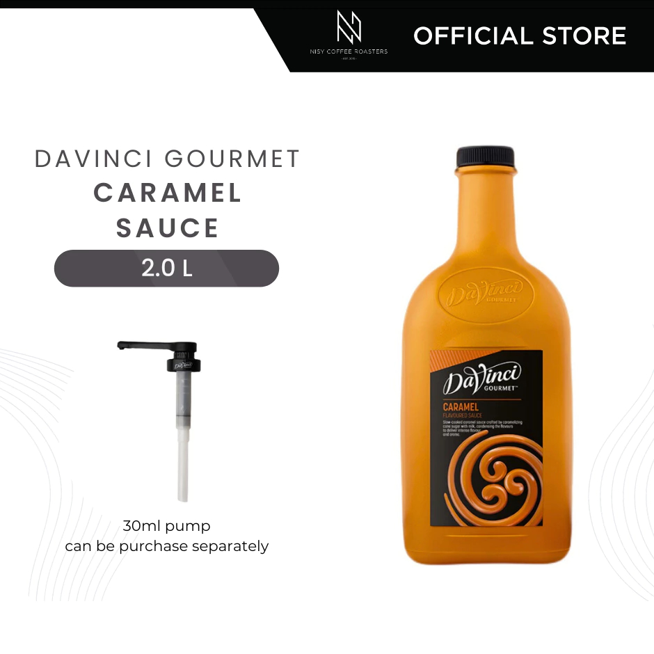 Davinci Gourmet - Caramel Sauce 2L 30ml pump NISY COFFEE ROASTERS