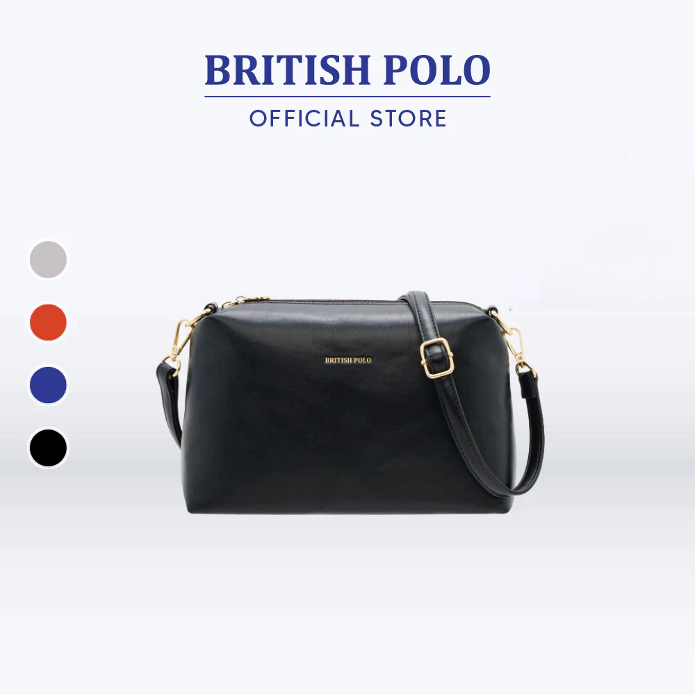 British Polo Women PU Leather Elegant Crossbody Sling Bag