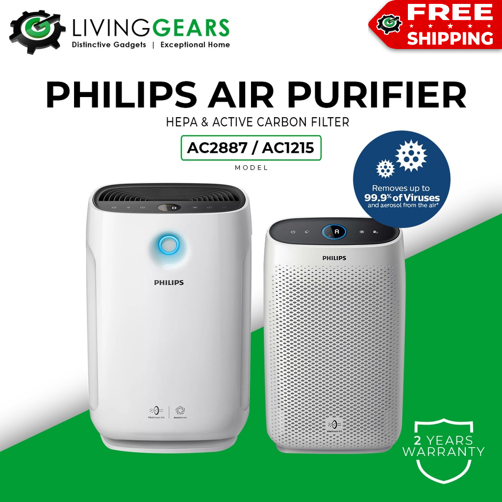 Philips Air Cleaner influenza A (H1N1) AC2887/Philips 1000 Air Purifier Filter HEPA AC1215 / Filter FY2420