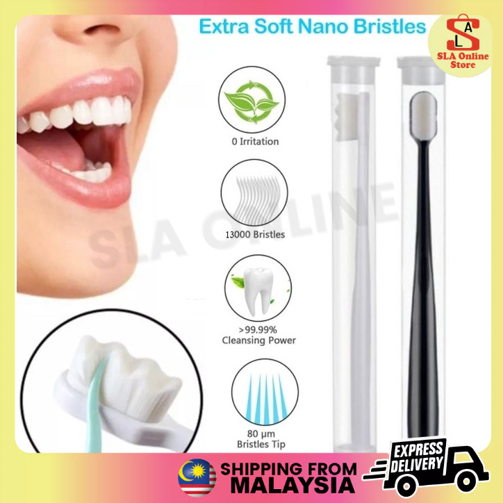 Adult Ultra-fine Toothbrush Soft Fiber Tooth Brush Health Oral Care Travel Portable Eco Friendly Teethbrush