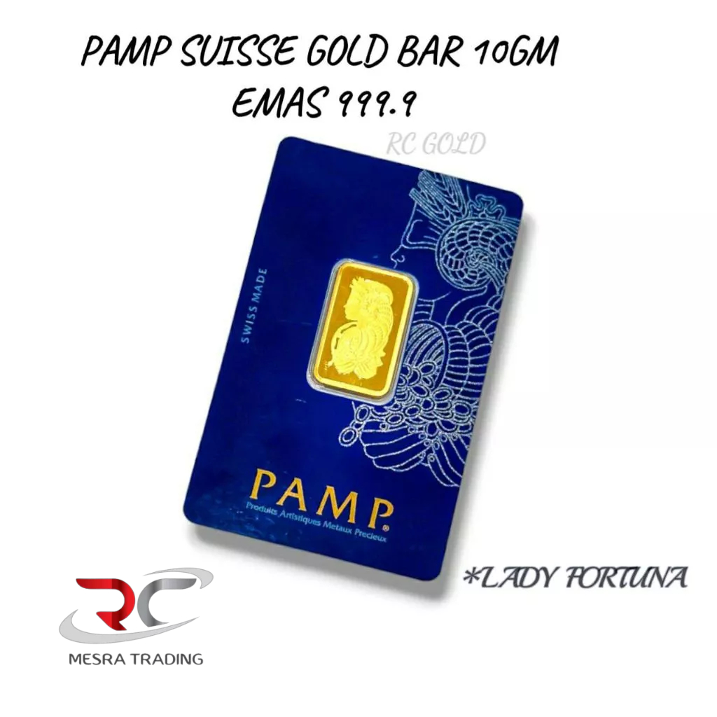 PAMP SUISSE 10GM GOLD BAR 999.9 10G GOLD MINTED BAR 999.9 LADY&hellip;