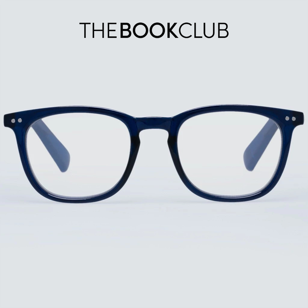 The Book Club "The Whirl" Blue Light Reading Glasses - Ink