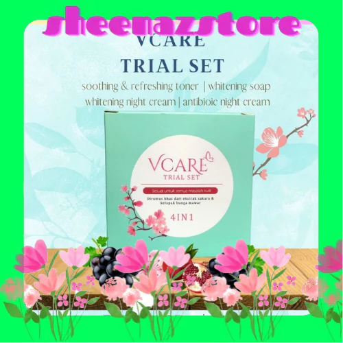 VCARE SKINCARE -   EXCLUSIVE VCARE TRAVEL KIT 4 IN 1  🌺