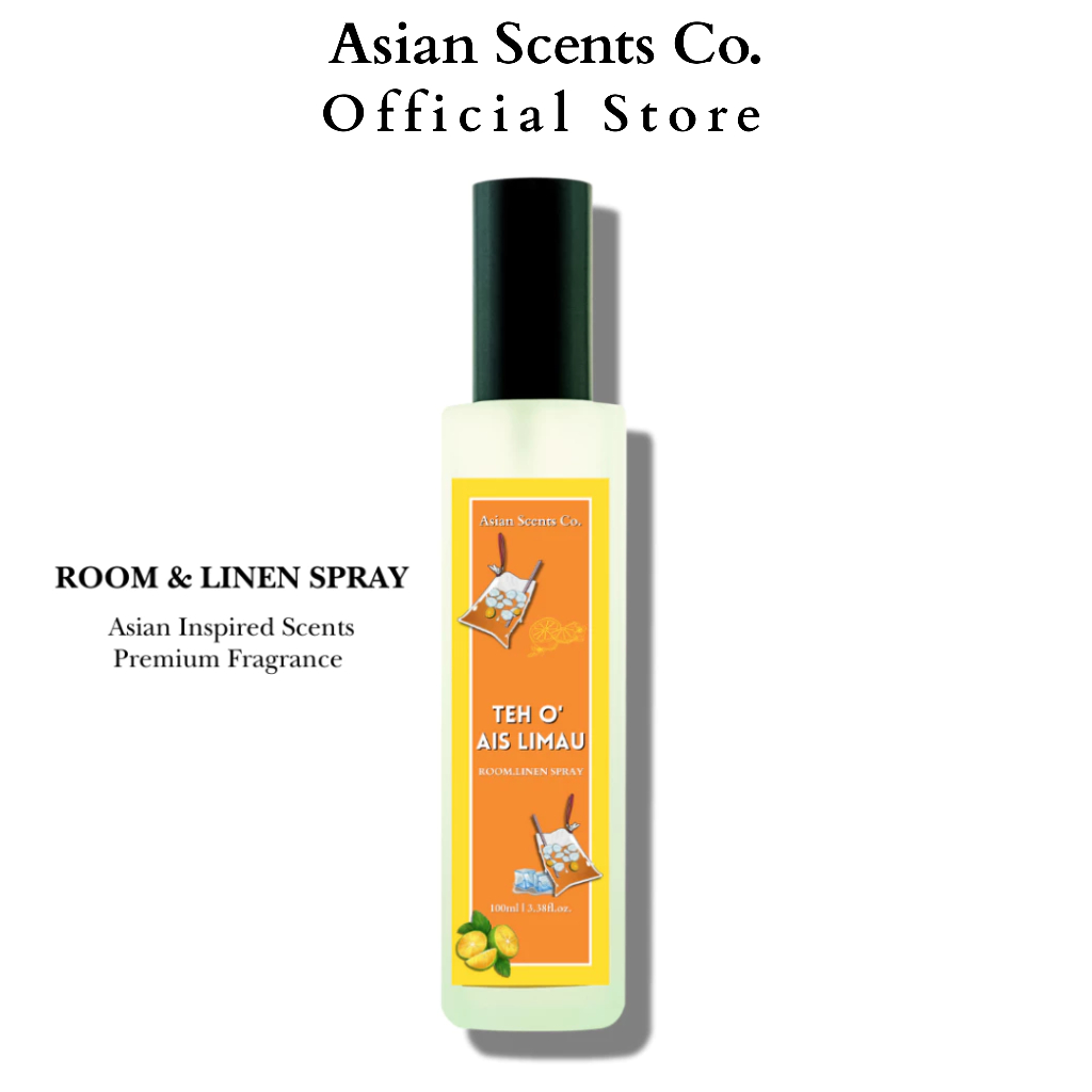 Asian Scents Co. Teh O Ais Limau Room Linen Spray (100ml)