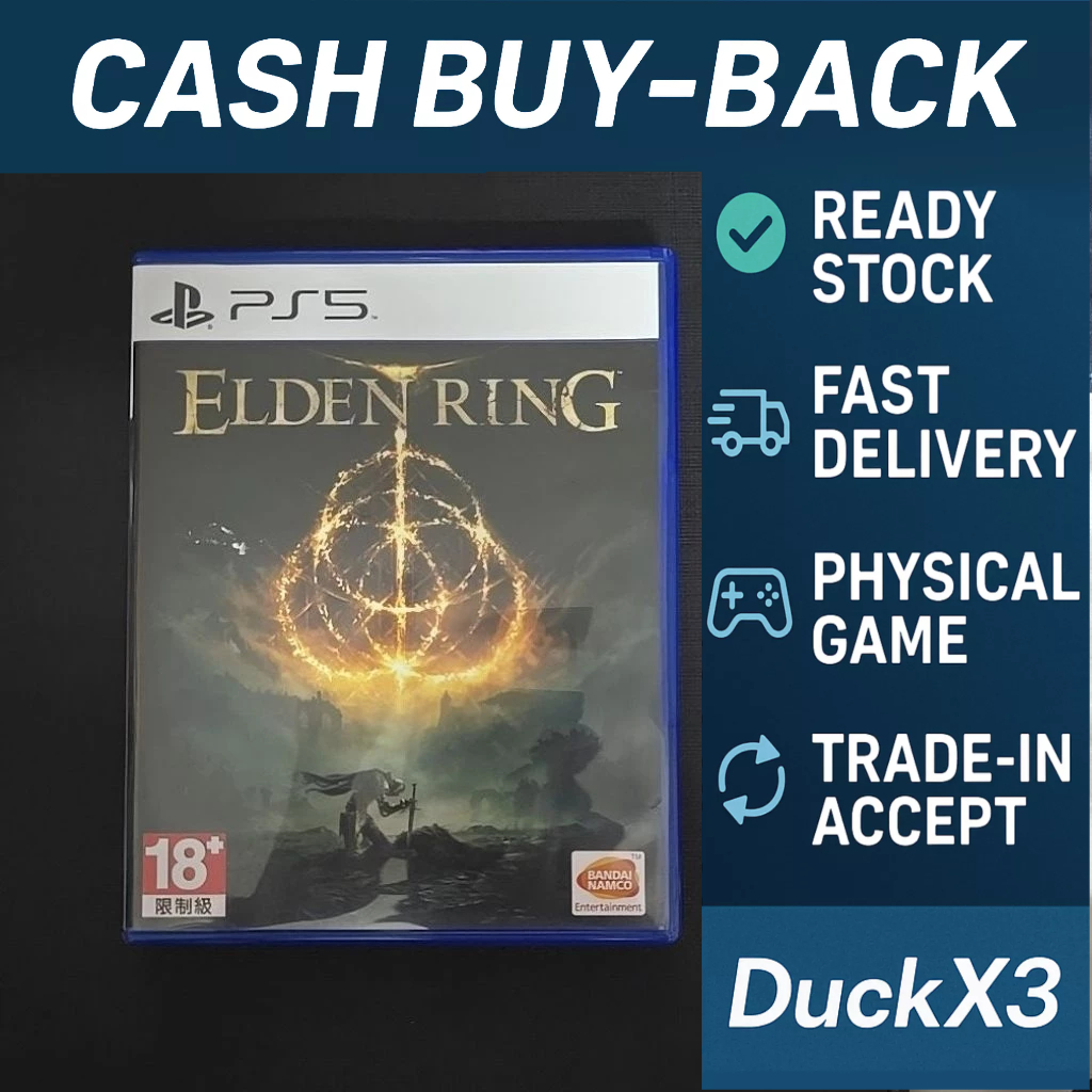 Playstation Ps5 Elden ring Chinese r3 Pre-loved/Used/Second Hand