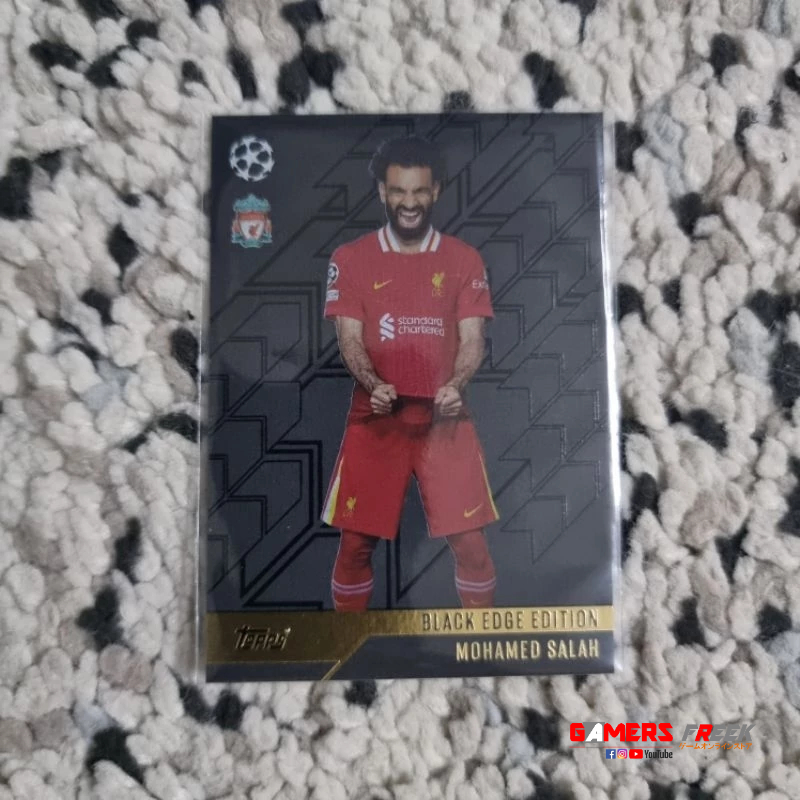 Topps Match Attax 2024-2025 Mohamed Salah Liverpool Black Edge Edition BE9