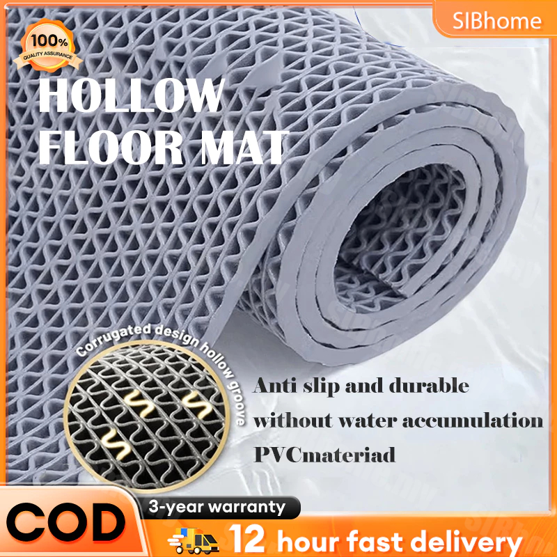 ✨ DIY CUT Anti Slip PVC Rubber Mat Waterproof - Bathroom Kitchen Swimming Pool Balcony Floor | Alas Kaki Bilik Air 防滑地垫✨