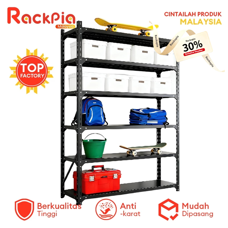 All-metal shelves Storage racks Multi-layer adjustable Steel shelves Stable load-bearing