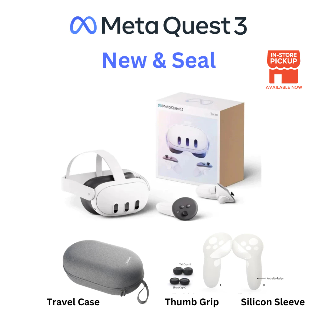 Meta Quest 3S / Meta Quest 3 VR Virtual Reality Headset (Official Product)